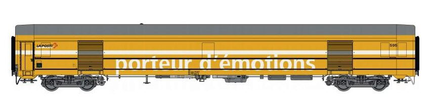 L.S. Models 47284 PTT Postwagen Z 595 "porteur d émotions" Ep VI